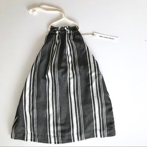 NWT Little Creative Factory Striped Apron Dress